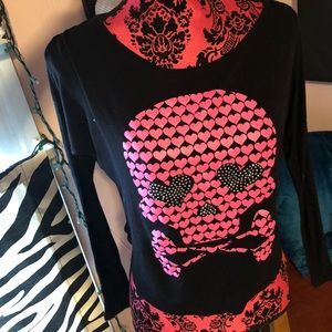 Pink Skull Shirt